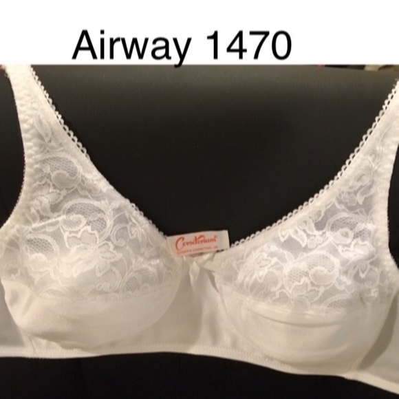 Airway fiberfill lace top, best fitting bra AA,AB,C,D sizes - Picture 1 of 7